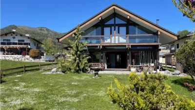 Modernes Einfamilienhaus (HUF-Haus) in Traumlage unweit der Kössener Ache mit herrlichem Bergblick, 6345 Kössen (Österreich), Einfamilienhaus