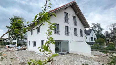 Moderne Neubau-Doppelhaushälfte in sehr ruhiger Wohnlage im Herzen von Gelting zum Erstbezug, 85652 Pliening, Doppelhaushälfte