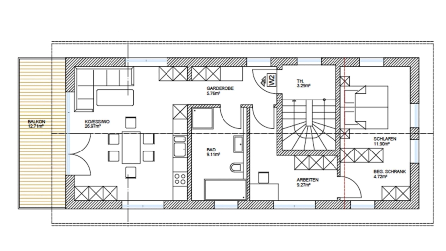 Genial durchdachtes Zweifamilienhaus mit zwei 3-Zimmer-Wohnungen in 2. Reihe in sehr guter Wohnlage - Dachgeschoss