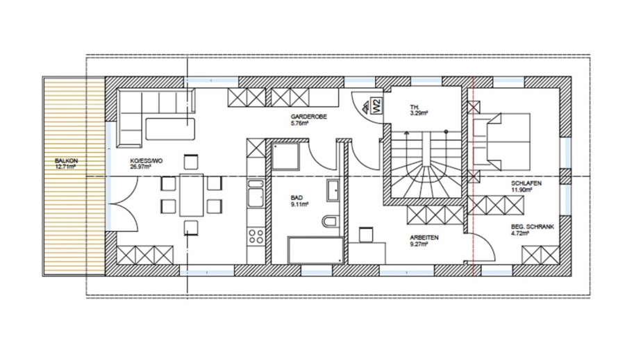 Genial durchdachtes Zweifamilienhaus mit zwei 3-Zimmer-Wohnungen in 2. Reihe in sehr guter Wohnlage - Dachgeschoss