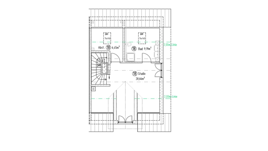 Modernes Neubau Reiheneckhaus mit ca.178 m² Wohnfläche, 5 Zimmern & 2 Bädern in Bestlage Alt-Finsing - Dachgeschoss