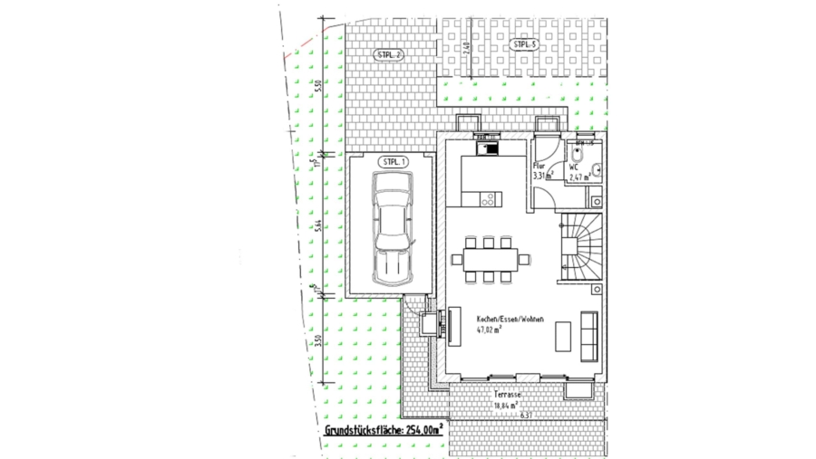 Moderne Doppelhaushälfte mit ca. 151,70 m² Wohnfläche, 5 Zimmern & 2 exklusiven Tageslichtbädern! - Erdgeschoss