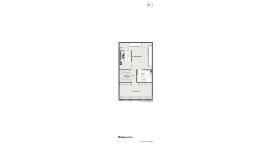 Top gepflegtes Reihenmittelhaus mit ca. 143,96 m² Wohnfläche, 2 Bädern und eingewachsenem Garten! - Dachgeschoss
