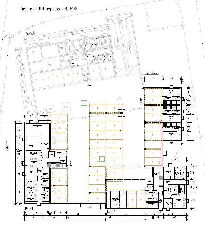 Geschossflächenplan UG