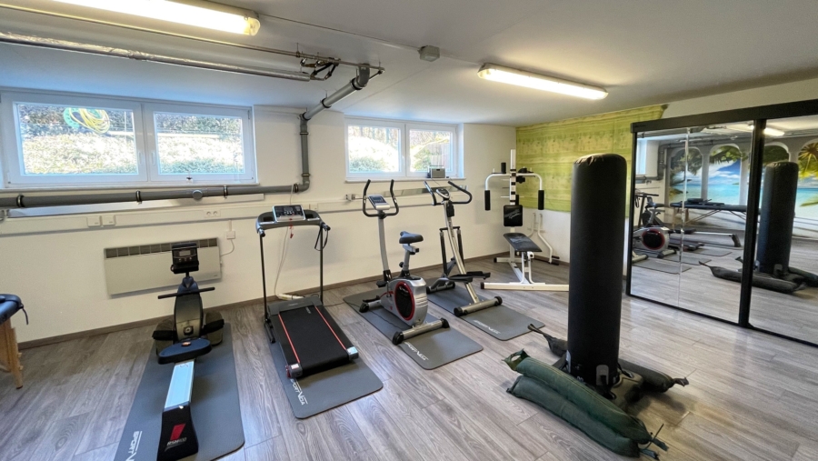Wunderschönes & genial durchdachtes Zweifamilienhaus mit ca. 261 m² Wohnfläche in Toplage - Fitnessraum im Kellergeschoss