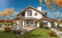 Einfamilienhausvilla – Studie