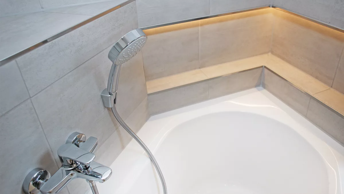 Detailansicht Badewanne
