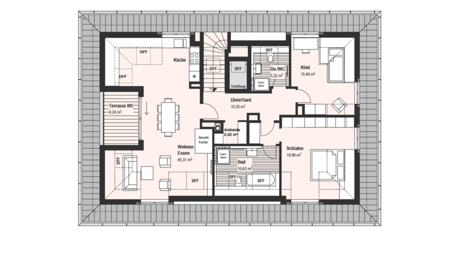 Absolute Rarität! Edle 3-Zimmer-Dachgeschosswohnung mit Luxusausstattung und großer Dachterrasse - Wohnung im Dachgeschoss