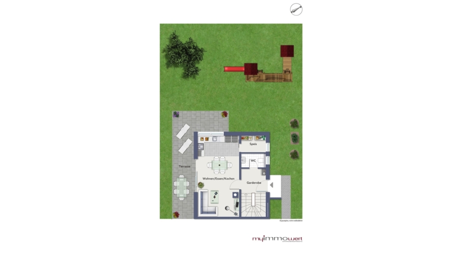 Exklusives Stadthaus mit edlem Kaminofen & 2 Bädern sofort verfügbar! - Erdgeschoss