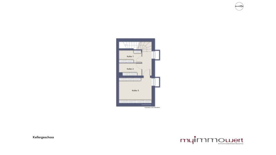 Absolute Rarität! Klassisches Zweifamilienhaus in sehr ruhiger Wohnlage direkt an der Sempt gelegen! - Kellergeschoss