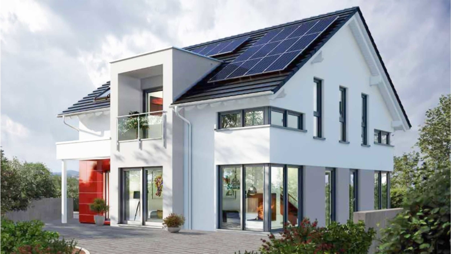 Im Herzen von Wörth! Baugrundstück für ein großzügiges Einfamilienhaus - Mustervisualisierung