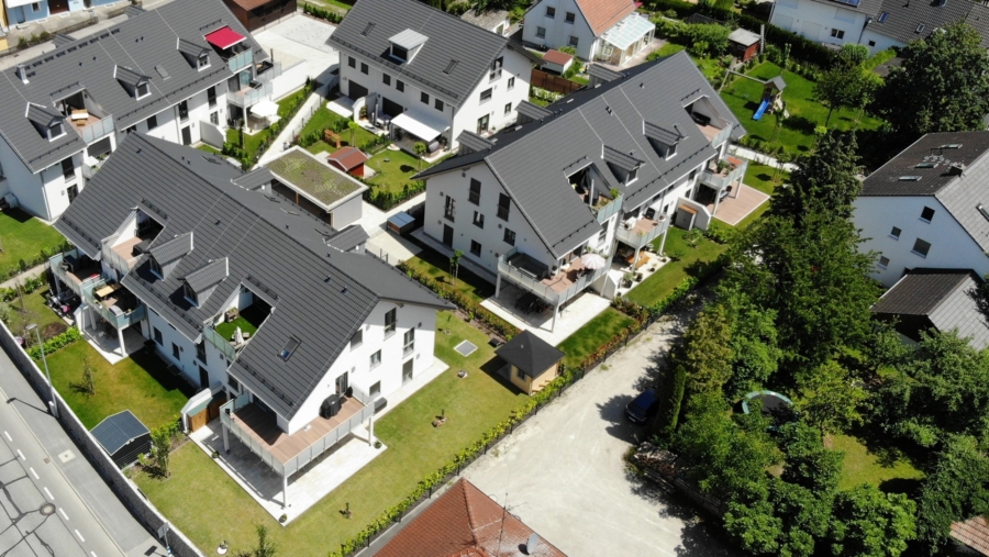 Top vermietete 4-Zimmer-Eigentumswohnung, Baujahr 2023 in sehr guter Wohnlage sucht Kapitalanleger - Luftbild