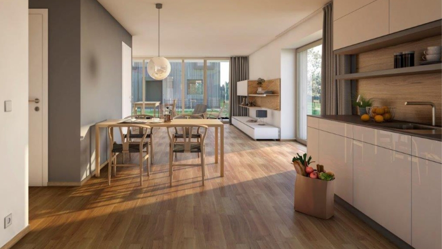 Modernes Reiheneckhaus (Haus 2.5) im Passivhausstandard in familienfreundlicher Wohnlage in Poing - Küche