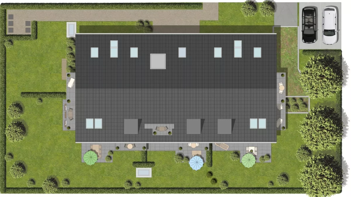 Lageplan Mehrfamilienhaus