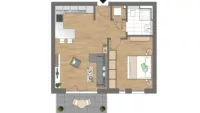 Grundriss Wohnung 6