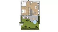 Grundriss Wohnung 2