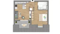 Grundriss Wohnung 9