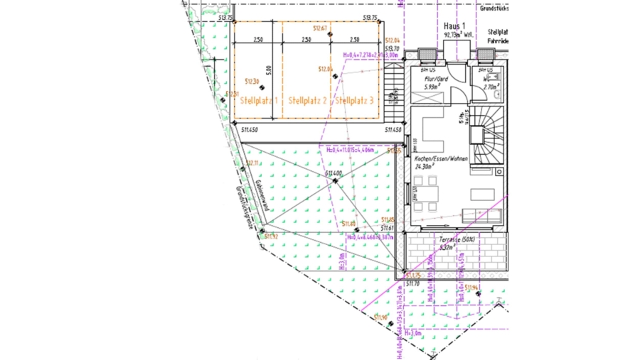 Familiengerechtes Reiheneckhaus mit großem Süd-/Westgarten, 2 Bädern & 2 Stellplätzen - Erdgeschoss
