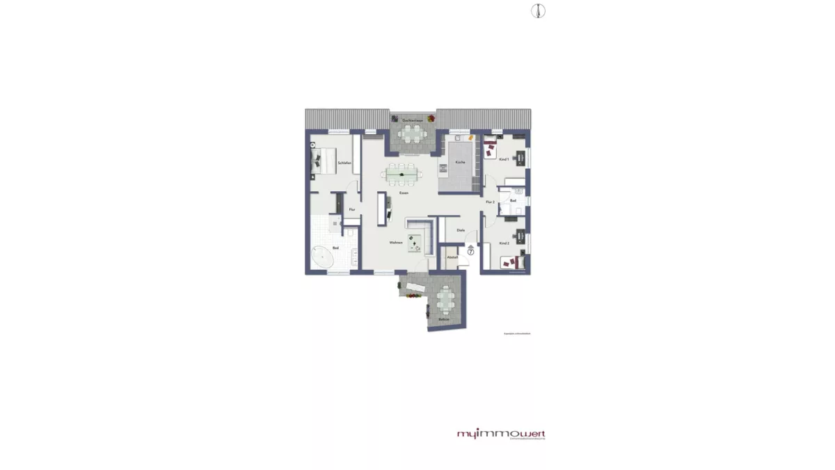 Grundriss Wohnung Nr. 7