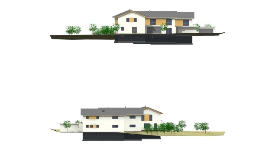 Bautraum verwirklichen? Exklusives Baugrundstück für ein Einfamilienhaus in 84439 Hofstarring - Ansicht Süden und Norden