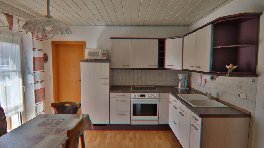 Absolute Rarität! Charmantes Zweifamilienhaus im Kaffeemühlenstil in 92670 Windischeschenbach - Küche Erdgeschoss