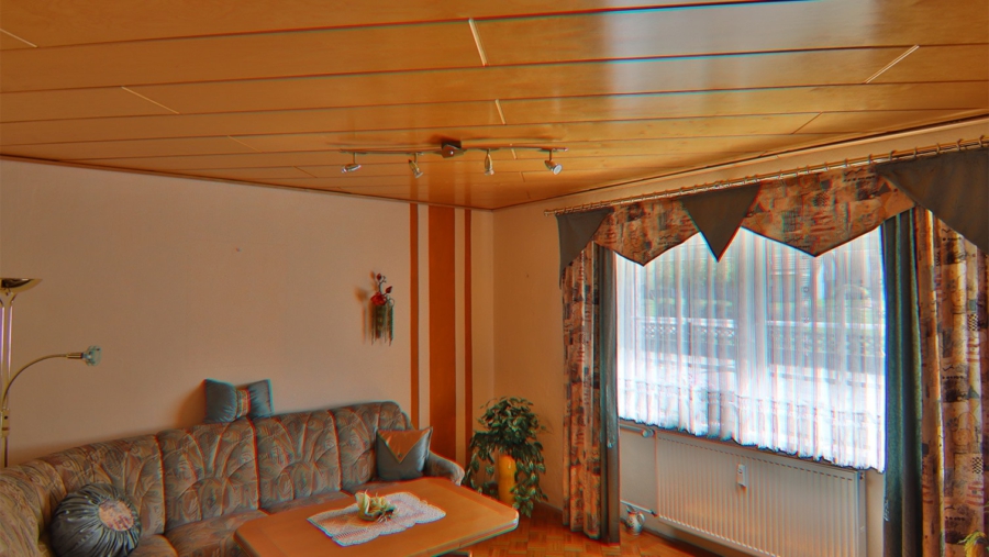 Absolute Rarität! Charmantes Zweifamilienhaus im Kaffeemühlenstil in 92670 Windischeschenbach - Wohnzimmer Erdgeschoss