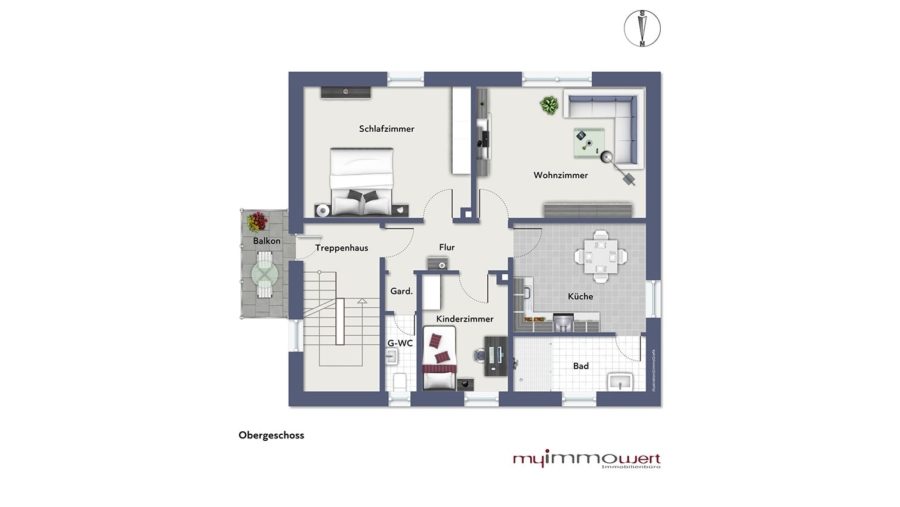 Absolute Rarität! Charmantes Zweifamilienhaus im Kaffeemühlenstil in 92670 Windischeschenbach - Obergeschoss
