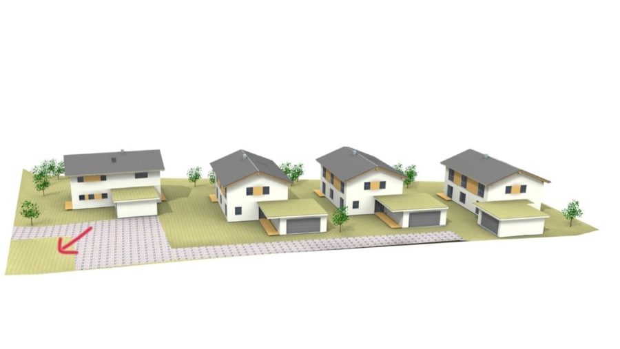 Baugrundstück für ein Nebengebäude (keine Wohnbebauung) in 84439 Steinkirchen bei Erding - 3D Ansicht Osten