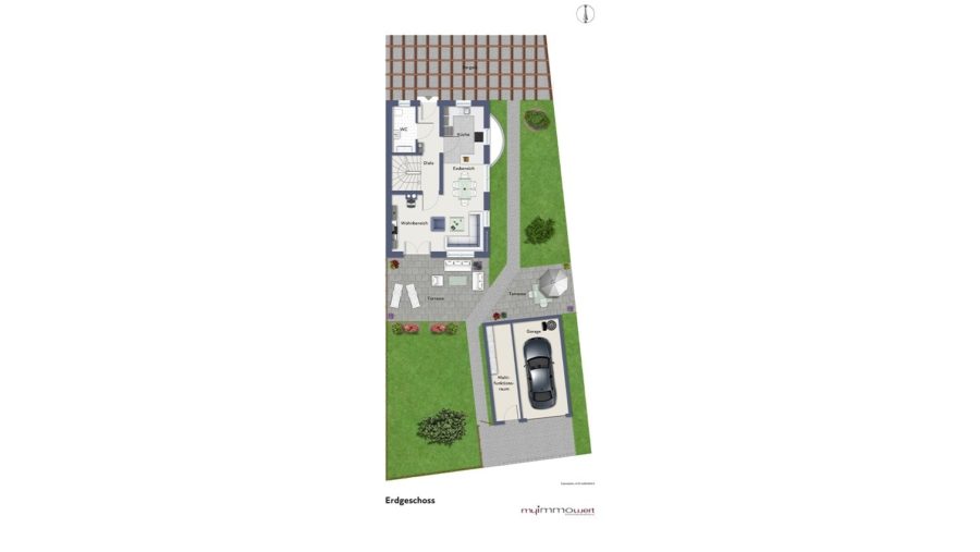 Liebevoll gestaltete & sehr gepflegte Doppelhaushälfte in absoluter Toplage in 83080 Oberaudorf-Agg - Erdgeschoss