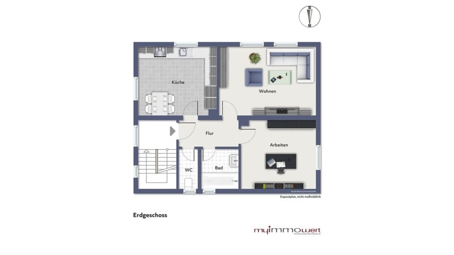 Die Perle im Winterschlaf! Wunderschönes Einfamilienhaus mit Blick in das Schwillachtal - Erdgeschoss