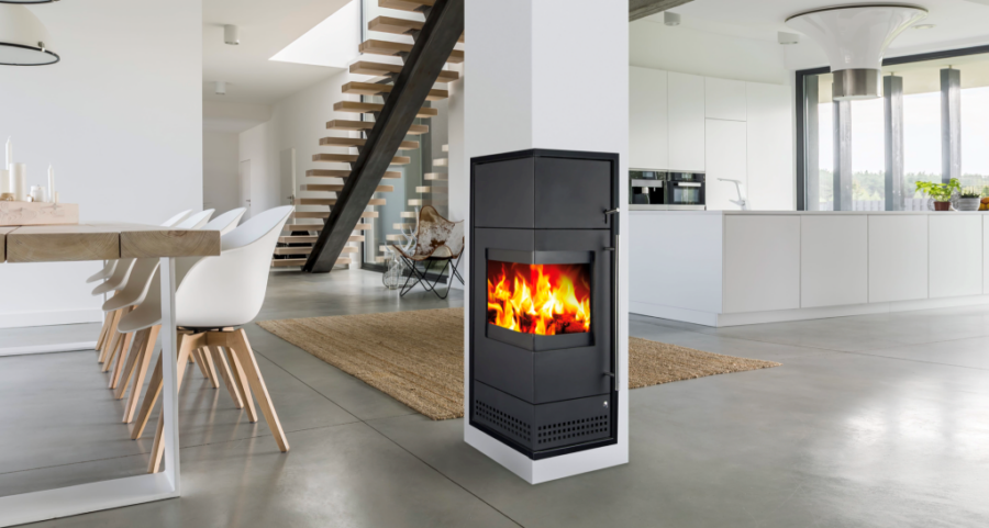 Familientraum! Schöne Neubau Doppelhaushälfte in sehr ruhiger Wohnlage zu vergeben! - Kaminofen Plewa Panorama