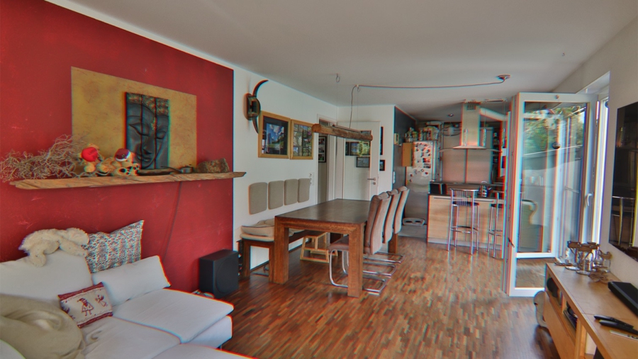 Im August in Ihr neues Zuhause einziehen! Traumhafte 3-Zimmer-Gartenwohnung in Neufahrn bei Freising - Wohnzimmer