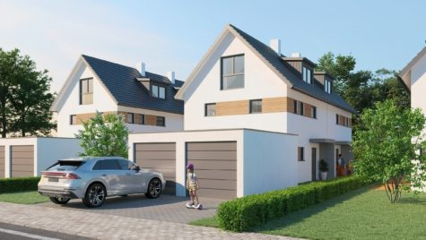 Modernes Familiendomizil! Exklusive Neubau Doppelhaushälfte in sehr ruhiger Wohnlage zu vergeben!, 80999 München, Doppelhaushälfte
