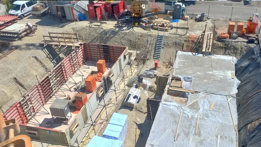 Platz für die ganze Familie! Exklusive Neubau Doppelhaushälfte in sehr ruhiger Wohnlage zu vergeben - Bauphase